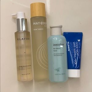 K-BEAUTY BUNDLE: Cleanser, essence, toner, mask